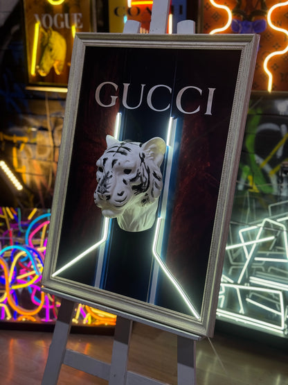 Gucci Consept 3D Neon Tablo