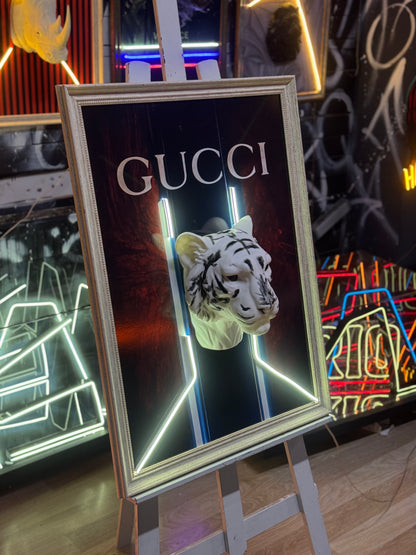 Gucci Consept 3D Neon Tablo