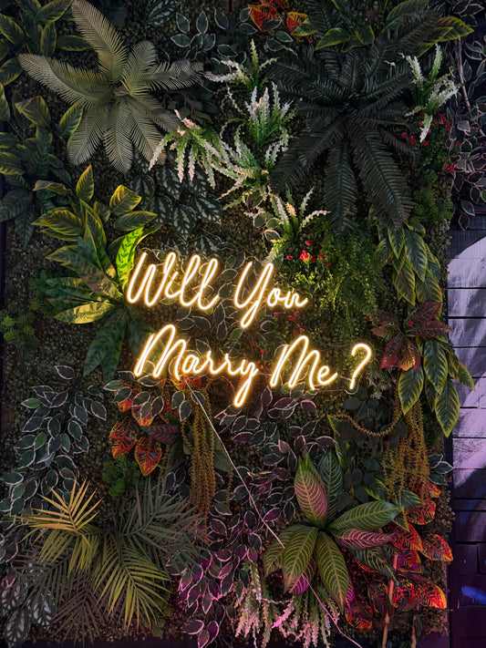 Will You Marry Me - Neon Tabela