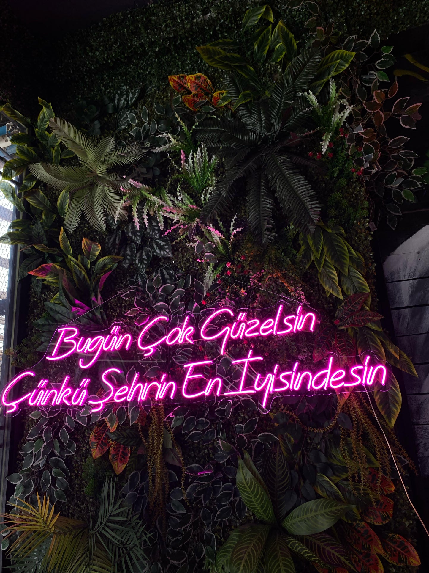 Bugün Çok Güzelsin - Şık Mekan Neon Tabela
