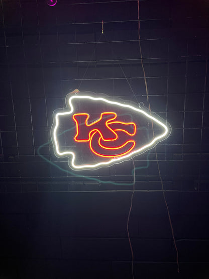 Kansas City Logo Neon Dekor