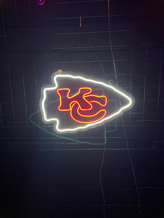 Kansas City Logo Neon Dekor