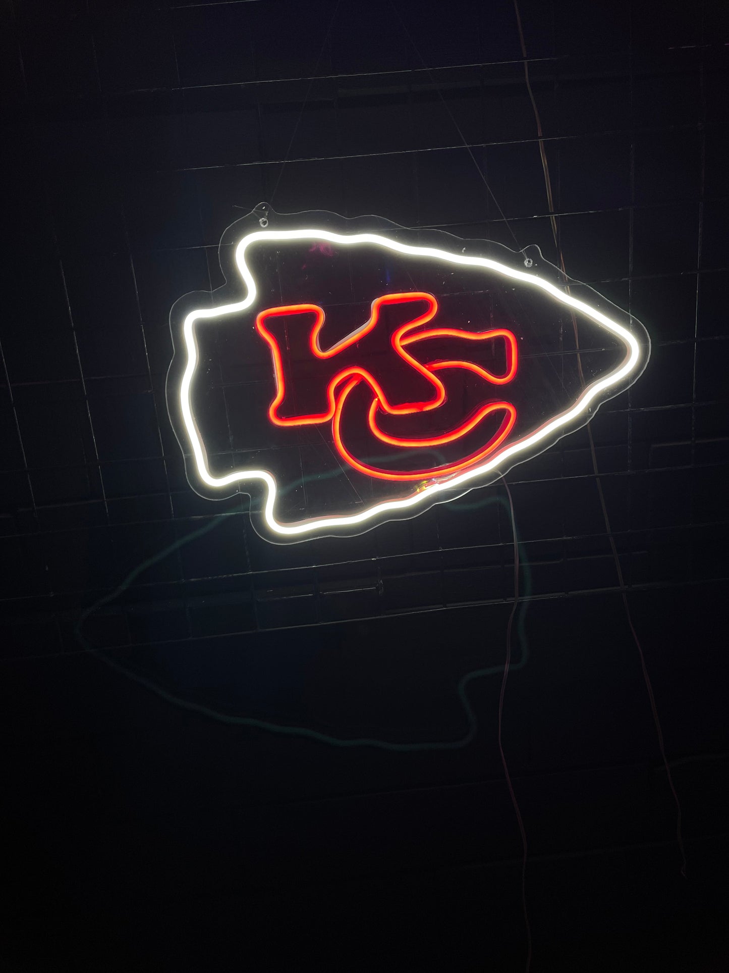 Kansas City Logo Neon Dekor
