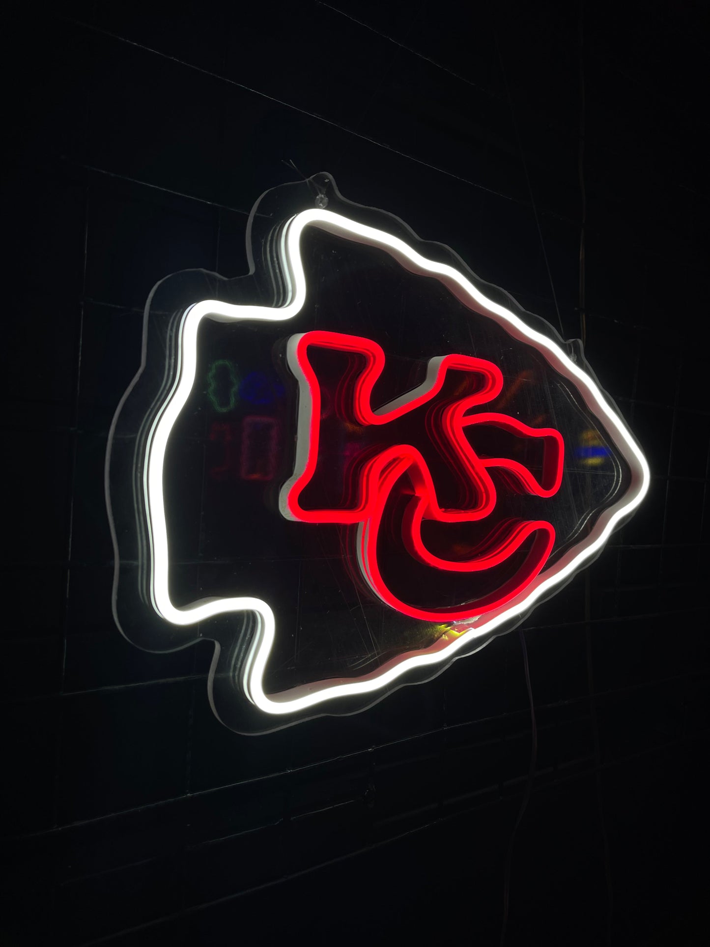 Kansas City Logo Neon Dekor