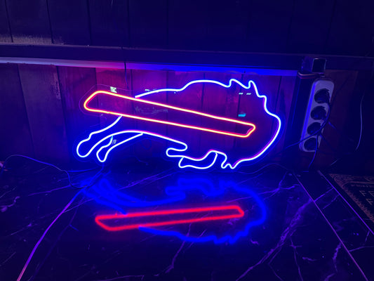 Buffalo Bills Logo Neon Dekor