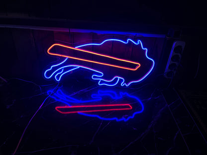 Buffalo Bills Logo Neon Dekor