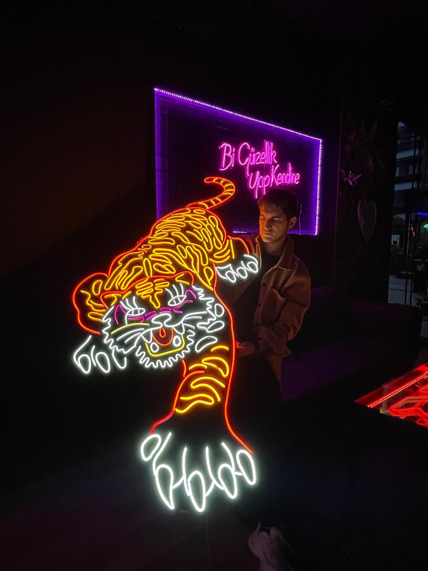 Tiger Neon Dekor