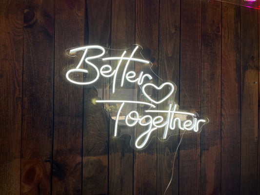 Better Together Neon Dekor