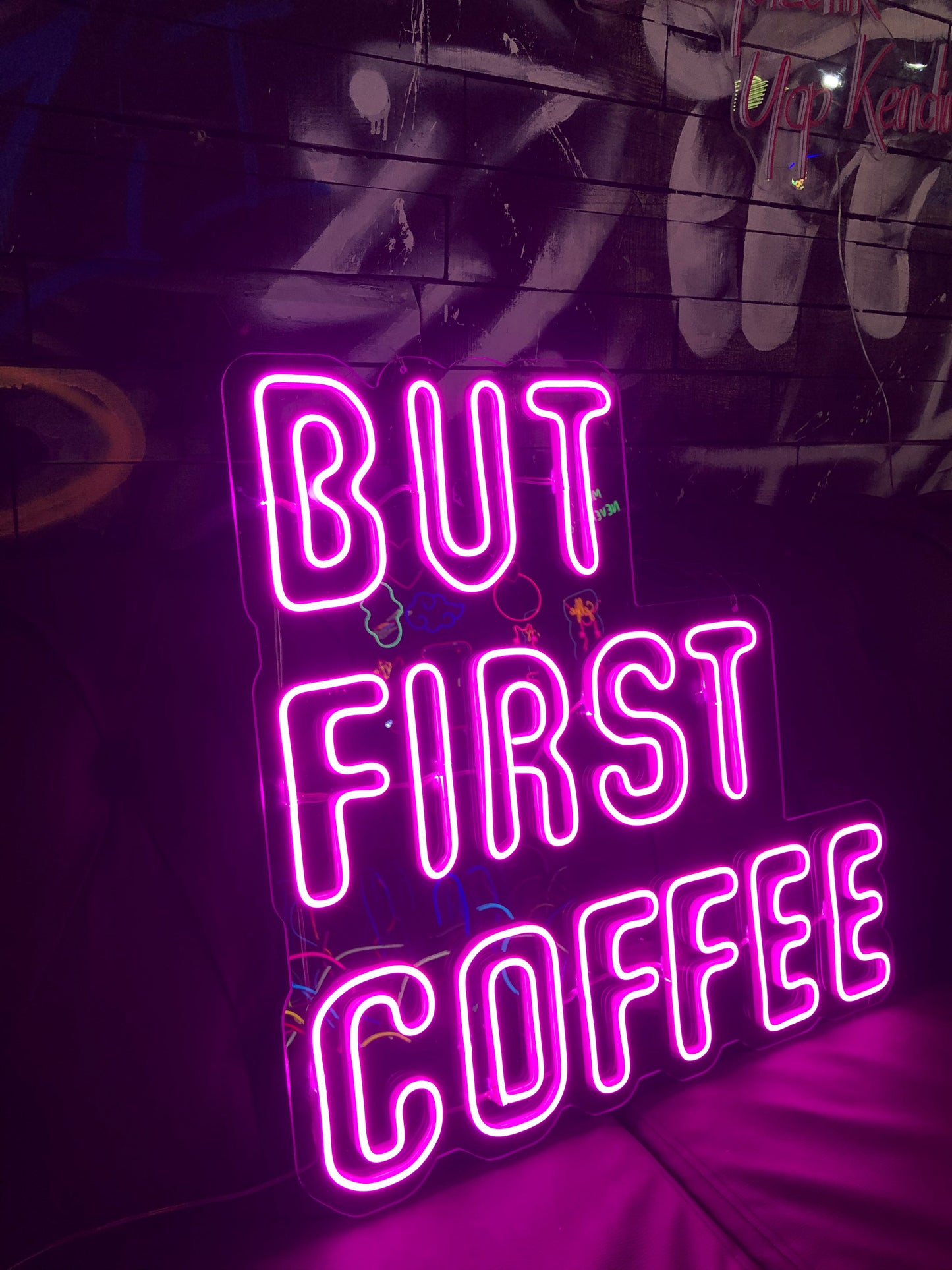 But First, Coffee Neon Dekor