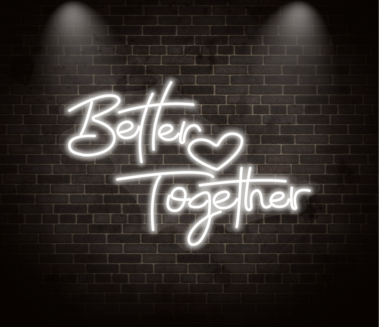 Better Together Neon Dekor