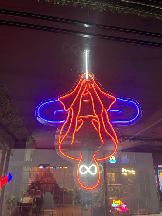 Spiderman Neon Dekor
