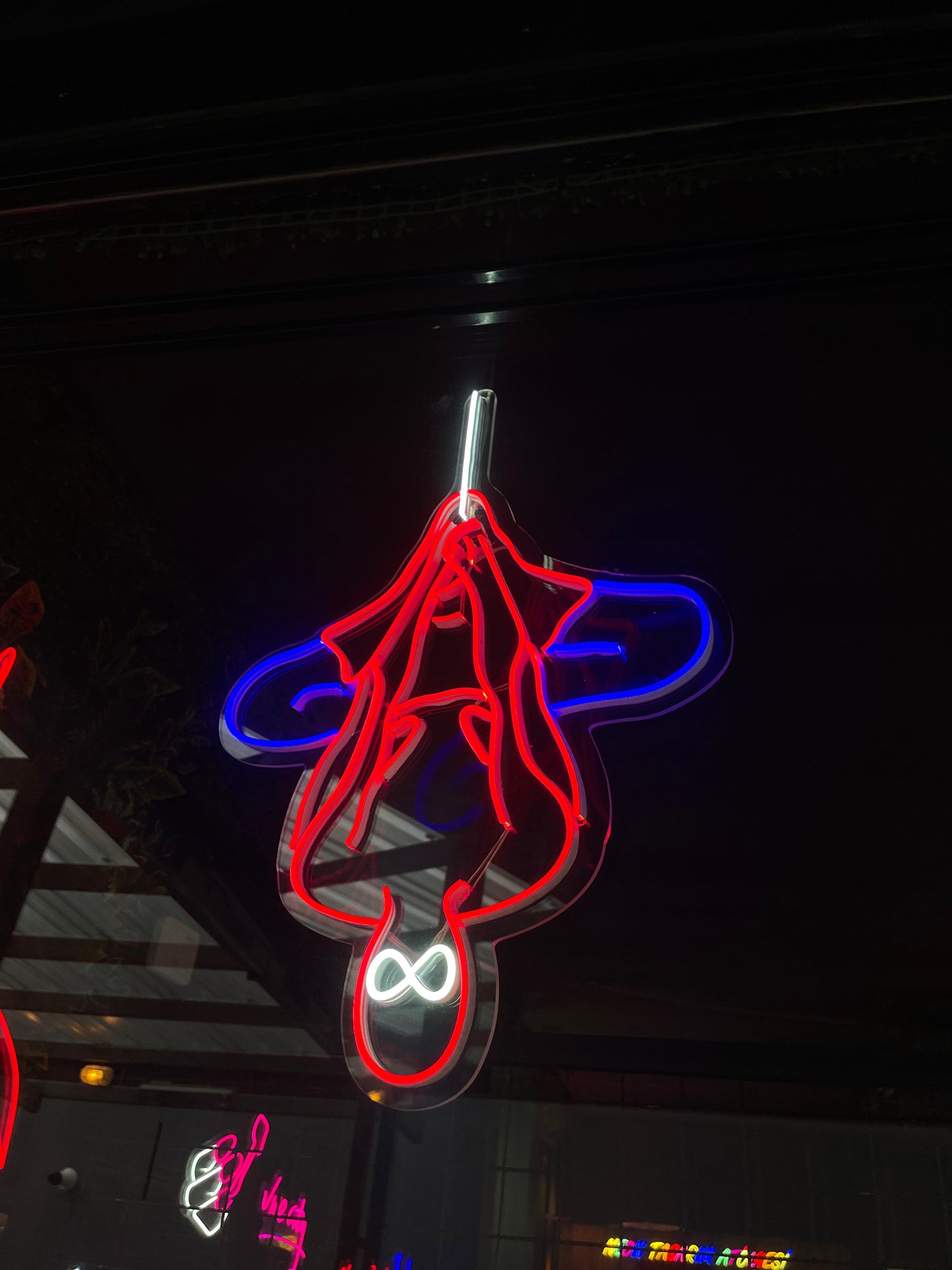 Spiderman Neon Dekor