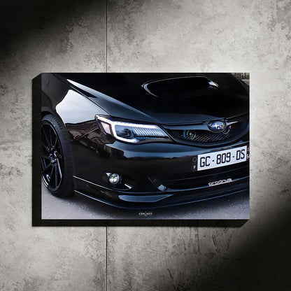 Subaru Impreza 10 Prodrive NEON Poster