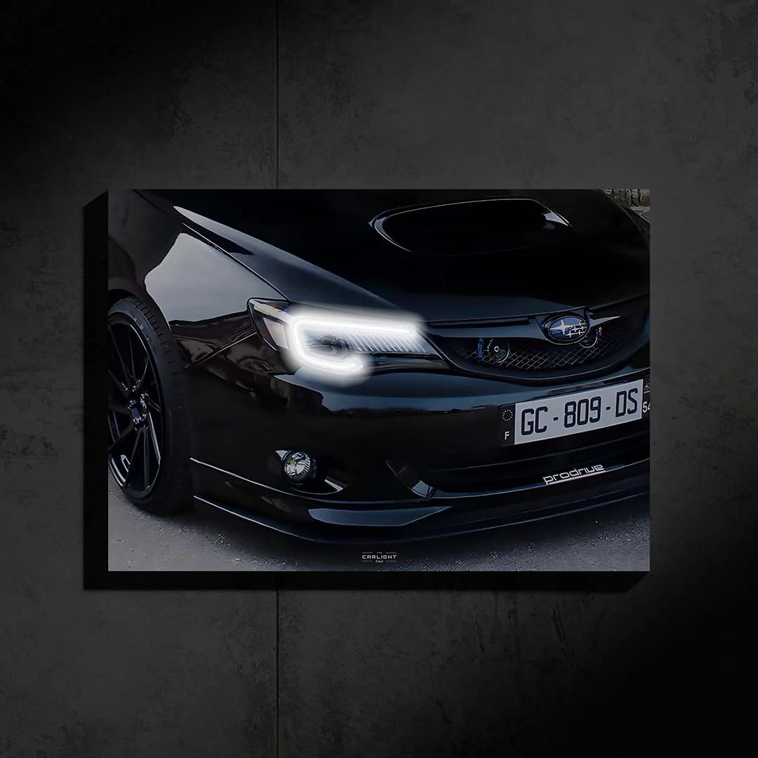 Subaru Impreza 10 Prodrive NEON Poster