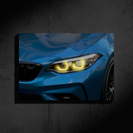 BMW M2 Competition NEON Poster - First Edition