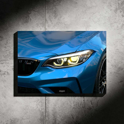 BMW M2 Competition NEON Poster - First Edition