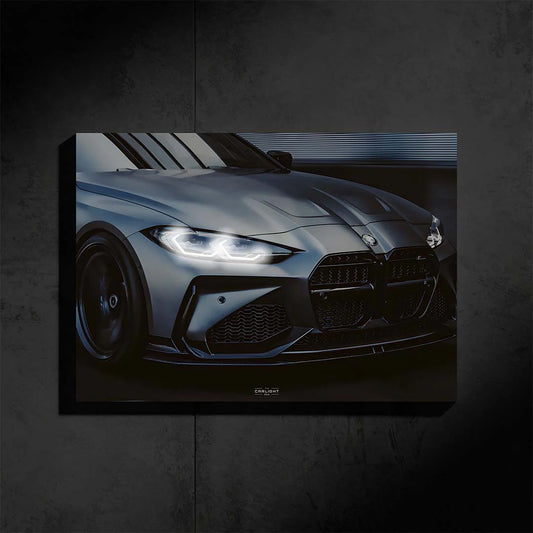 BMW M4 Competition NEON Poster - First Edition