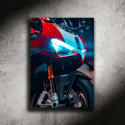 Ducati Panigale NEON Poster