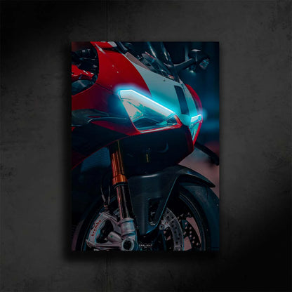 Ducati Panigale NEON Poster