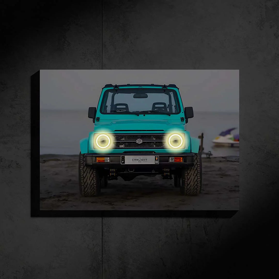 Suzuki Samurai NEON Poster