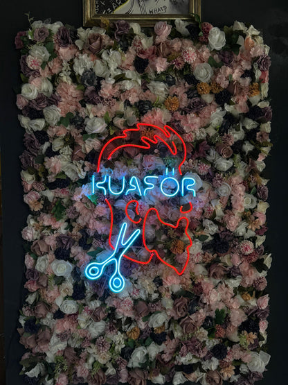 Neon Kuaför Tabelası - İşletmenize Renkli Bir Dokunuş