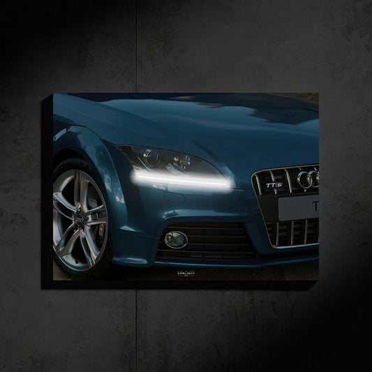 Audi TTS NEON Poster