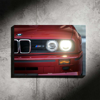 BMW M3 E30 NEON Poster