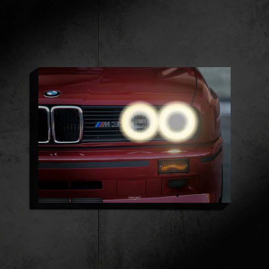 BMW M3 E30 NEON Poster