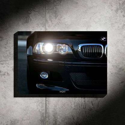BMW M3 E46 Competition NEON Poster