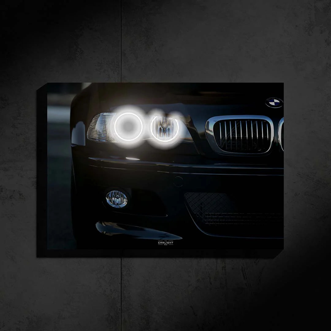 BMW M3 E46 Competition NEON Poster