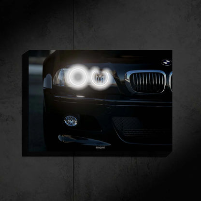 BMW M3 E46 Competition NEON Poster