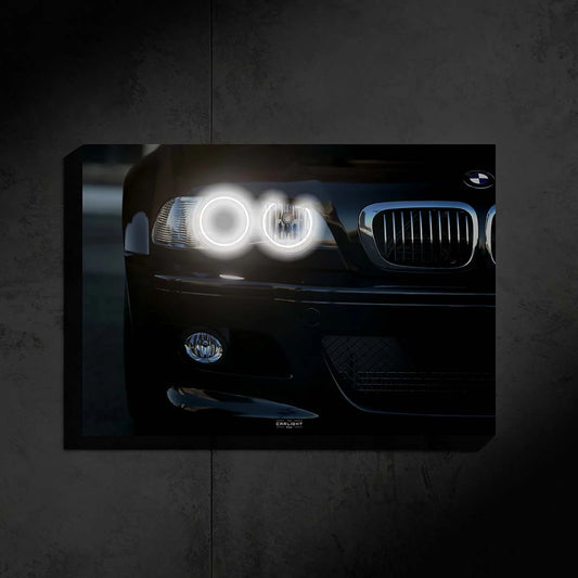 BMW M3 E46 Competition NEON Poster