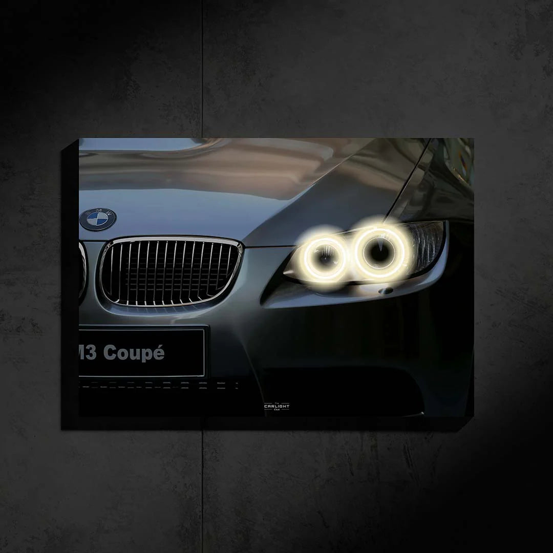 BMW M3 E92 V8 NEON Poster
