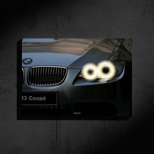 BMW M3 E92 V8 NEON Poster