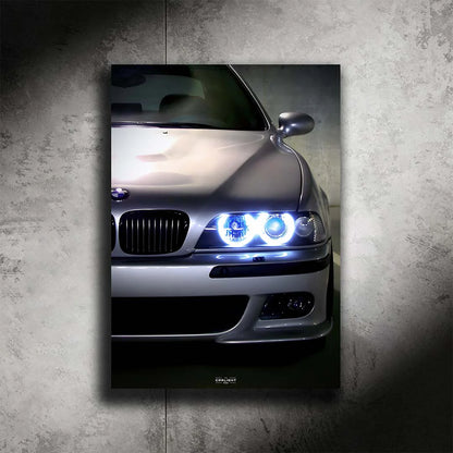 BMW M5 E39 NEON Poster
