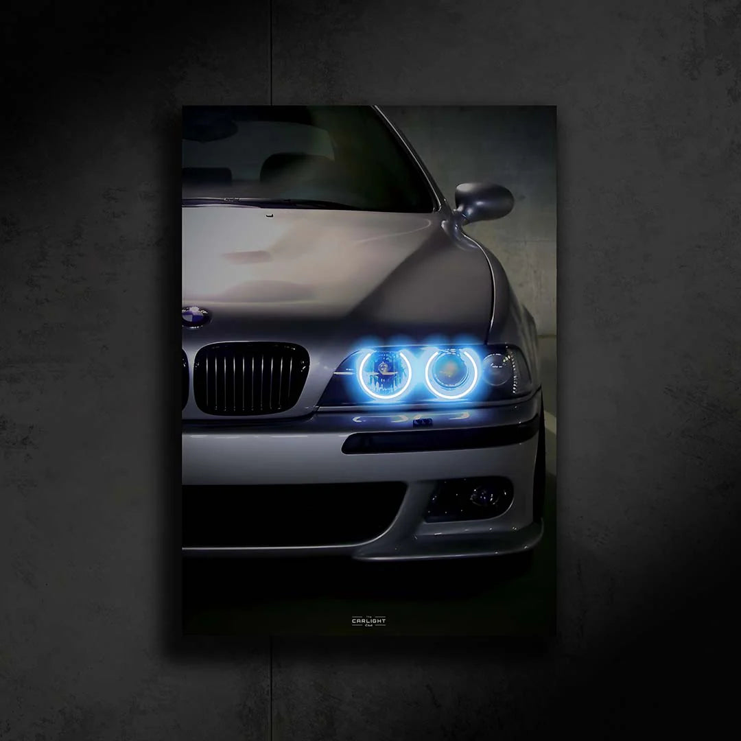 BMW M5 E39 NEON Poster