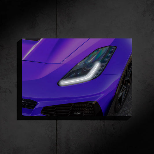 Chevrolet C7 ZR1 NEON Poster