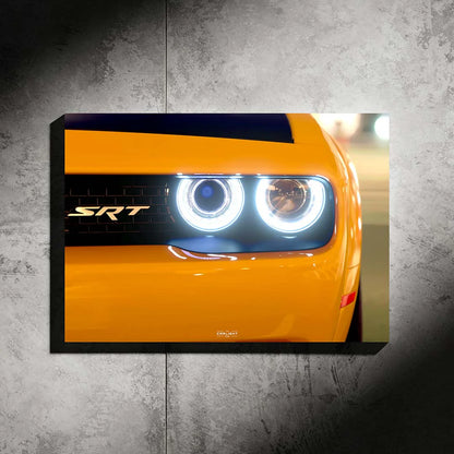 Dodge Challenger SRT Hellcat NEON Poster