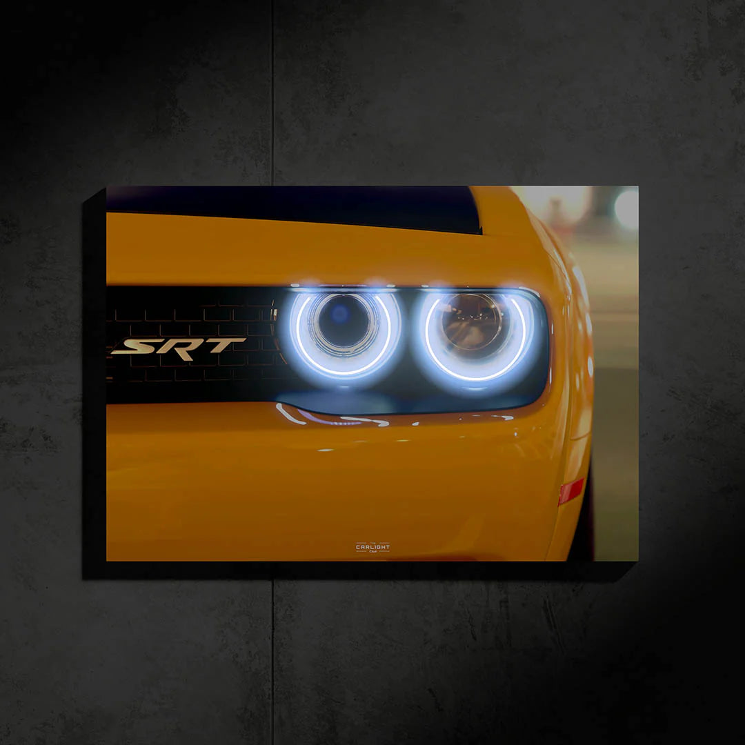 Dodge Challenger SRT Hellcat NEON Poster