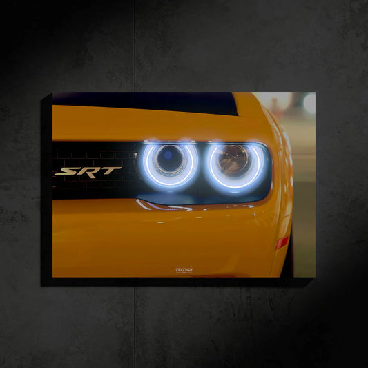 Dodge Challenger SRT Hellcat NEON Poster
