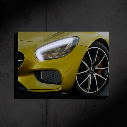 Mercedes AMG GT NEON Poster - Première Edition