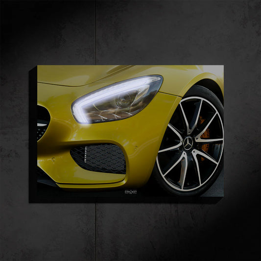 Mercedes AMG GT NEON Poster - Première Edition