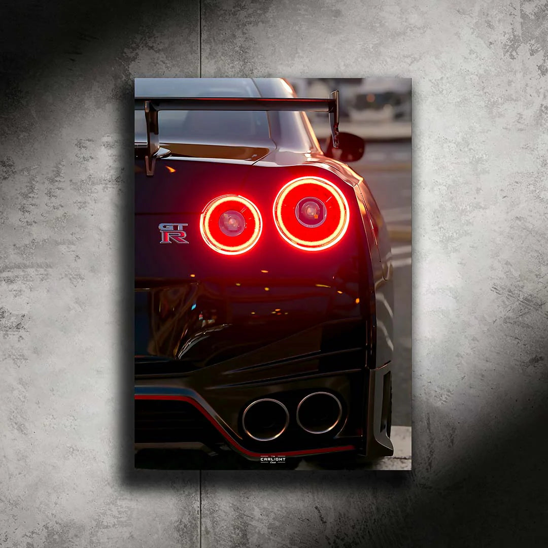 Nissan GTR Nismo R35 NEON Poster