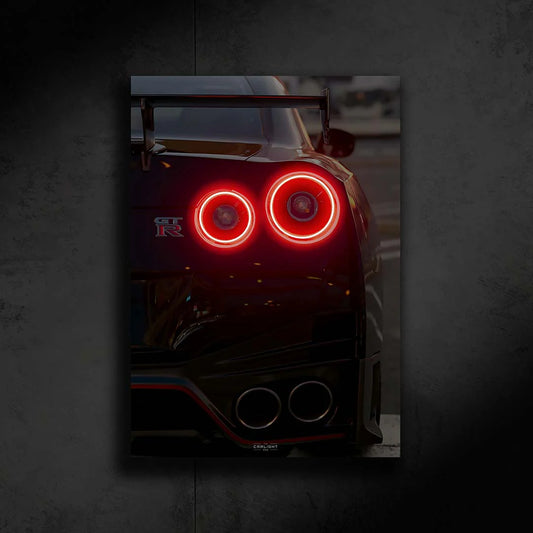 Nissan GTR Nismo R35 NEON Poster