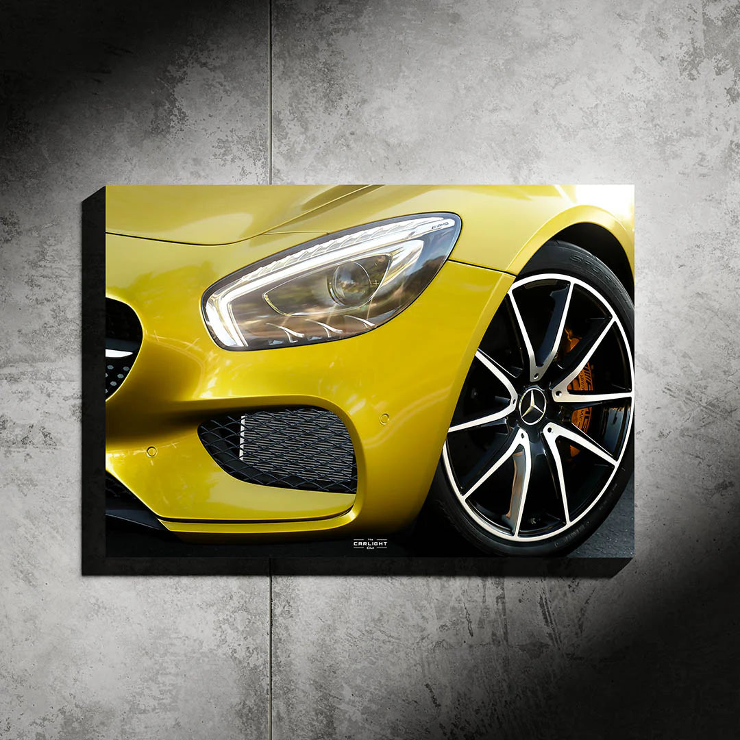 Mercedes AMG GT NEON Poster - Première Edition