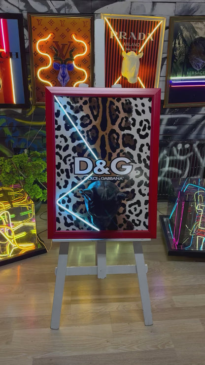 D&G Consept 3D Neon Tablo